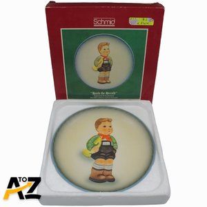 Schmid Hummel Hark the Herald 1984 1st in Series Collector's Plate New in Box